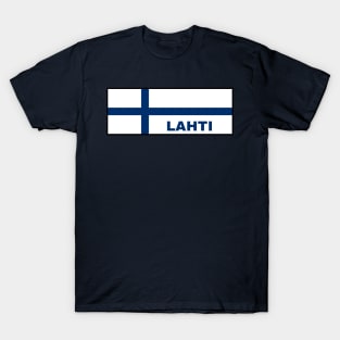 Lahti City in Finnish Flag T-Shirt